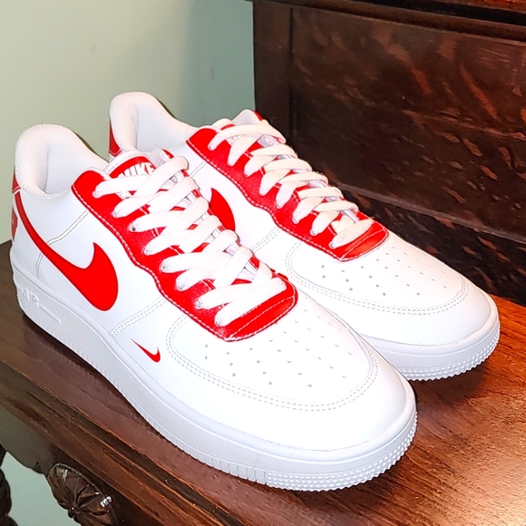 New Custom Nike Air Force 1 NCAA Women's Sneakers (Size 9.5) WI Badgers - Picture 9 of 9